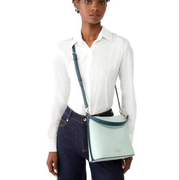 Kate Spade Small Darcy Crossbody in Seawater multi MSRP $359 brand new - Picture 5 of 7